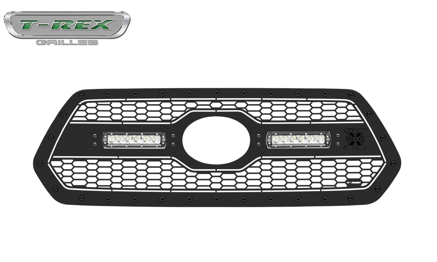 T-REX Grilles 7319511-BR Black Mild Steel Laser Cut Pattern Grille Fits 2018-2023 Toyota Tacoma