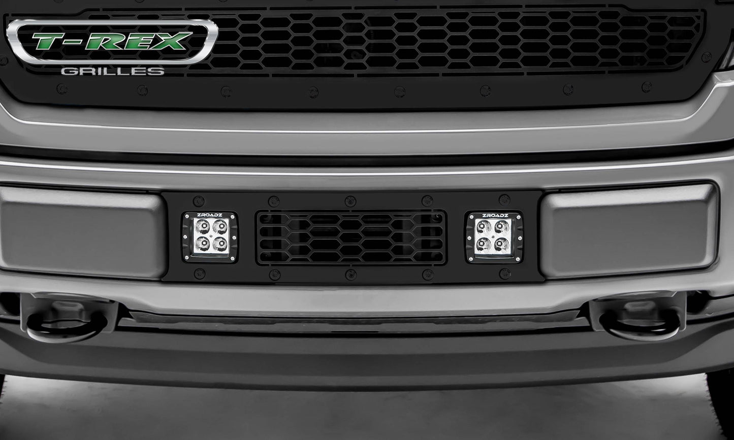 T-REX Grilles 7325711-BR Black Mild Steel Laser Cut Pattern Bumper Grille Fits 2018-2020 Ford F-150 Limited F-150 Lariat