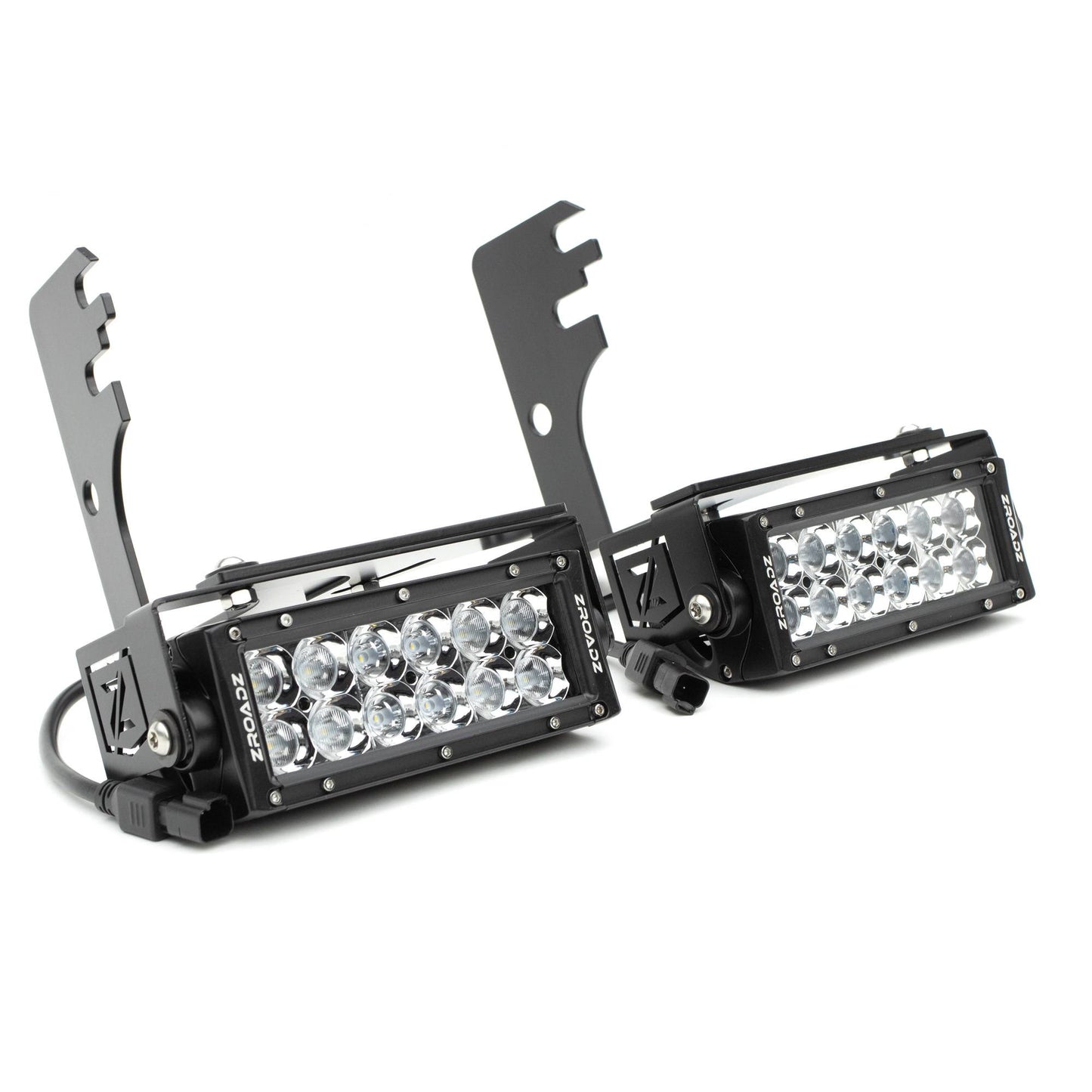 ZROADZ Z389401-KIT Black Mild Steel Rear Bumper LED Kit Fits 2016 -2023 Toyota Tacoma