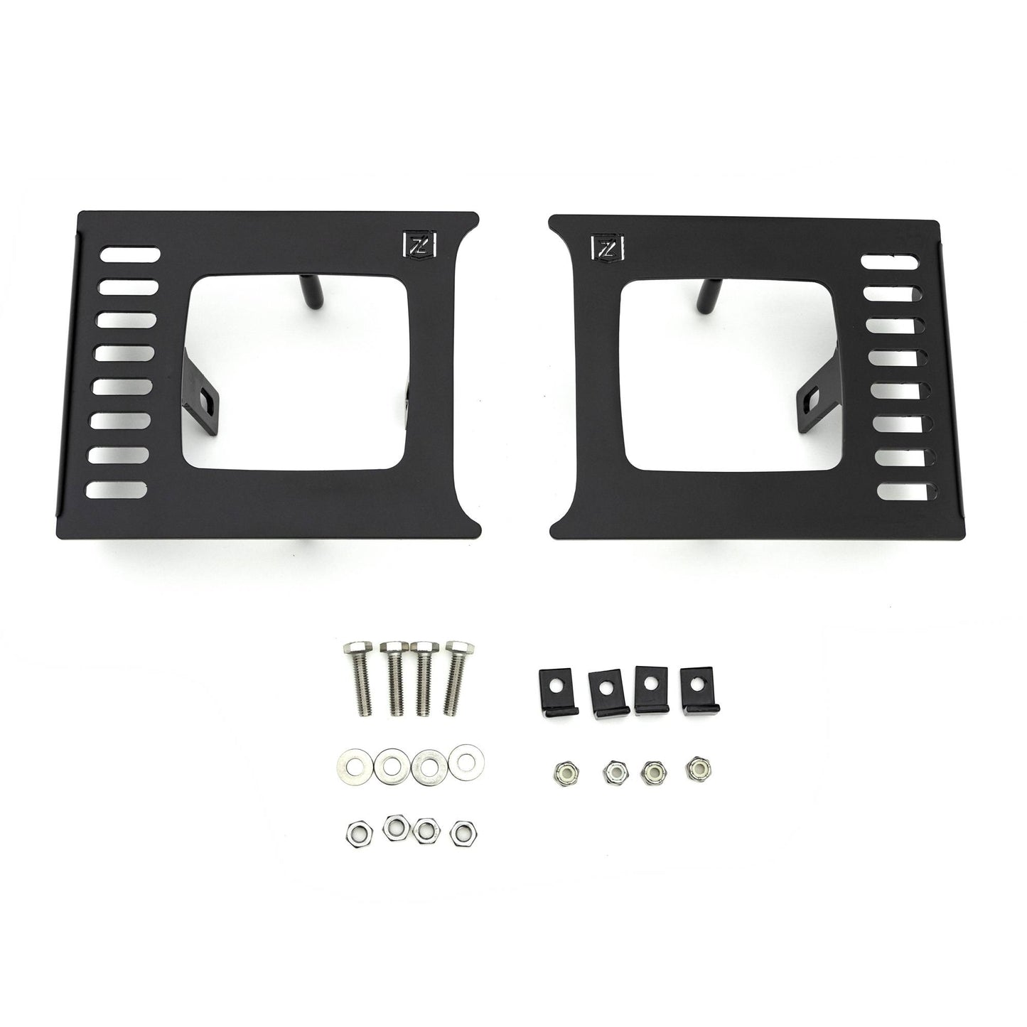 ZROADZ Z325711-KIT Black Mild Steel Front Bumper Center LED Kit Fits 2018-2020 Ford F-150 Lariat F-150 Limited