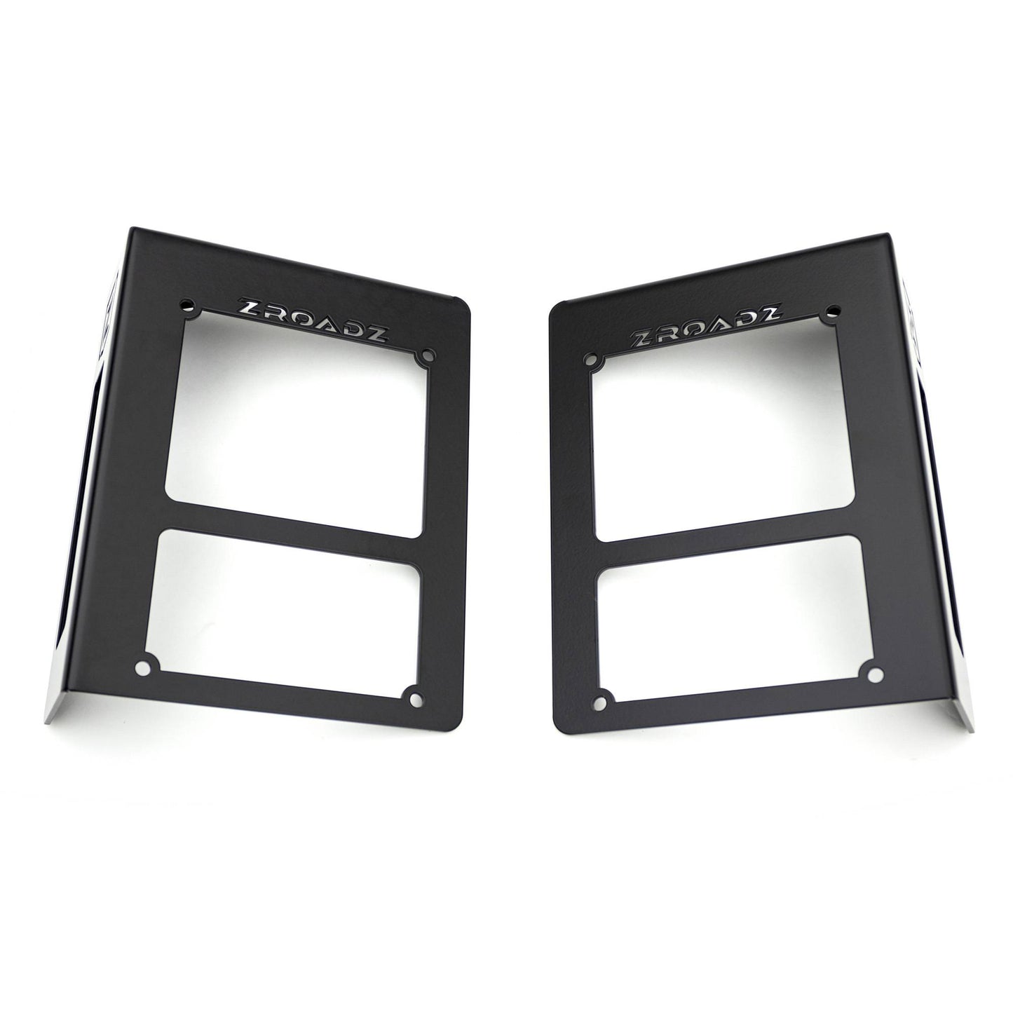 ZROADZ Z384811 Black Stainless Steel Tail Light Protector LED Bracket Fits 2007-2018 Jeep Wrangler JK Wrangler JKU