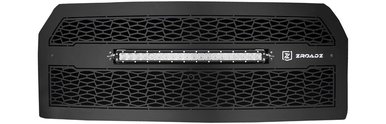 T-REX Grilles Z315741 Black Mild Steel Laser Cut Pattern Grille Fits 2015-2017 Ford F-150