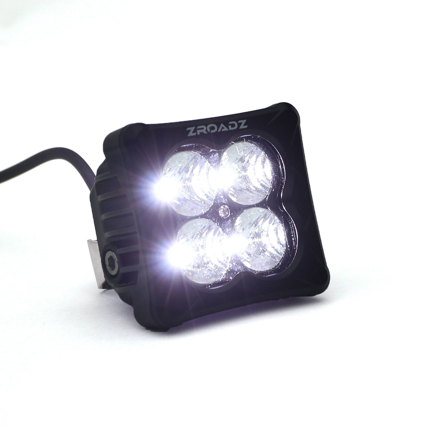 ZROADZ Z30BC20W-D3F Black Cast Aluminum/Polucarbonate Lens Pod Light Pod Light