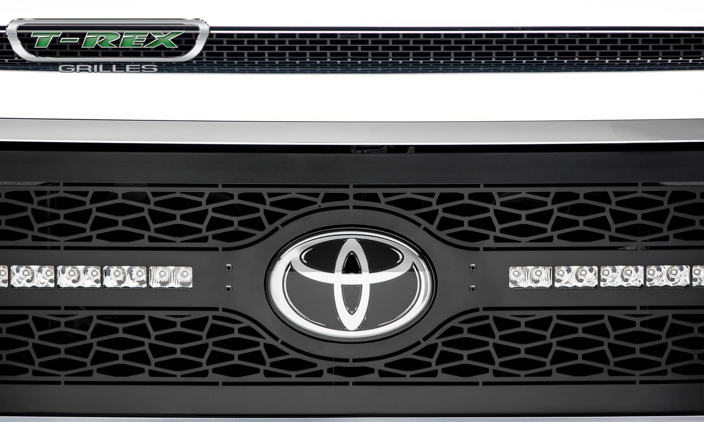 T-REX Grilles Z319661 Black Mild Steel Laser Cut Pattern Grille Fits 2018-2021 Toyota Tundra