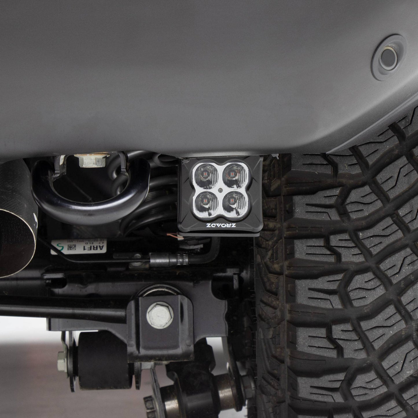 ZROADZ Z385401-KITA Black Mild Steel Rear Bumper LED Kit Fits 2021-2023 Ford Bronco