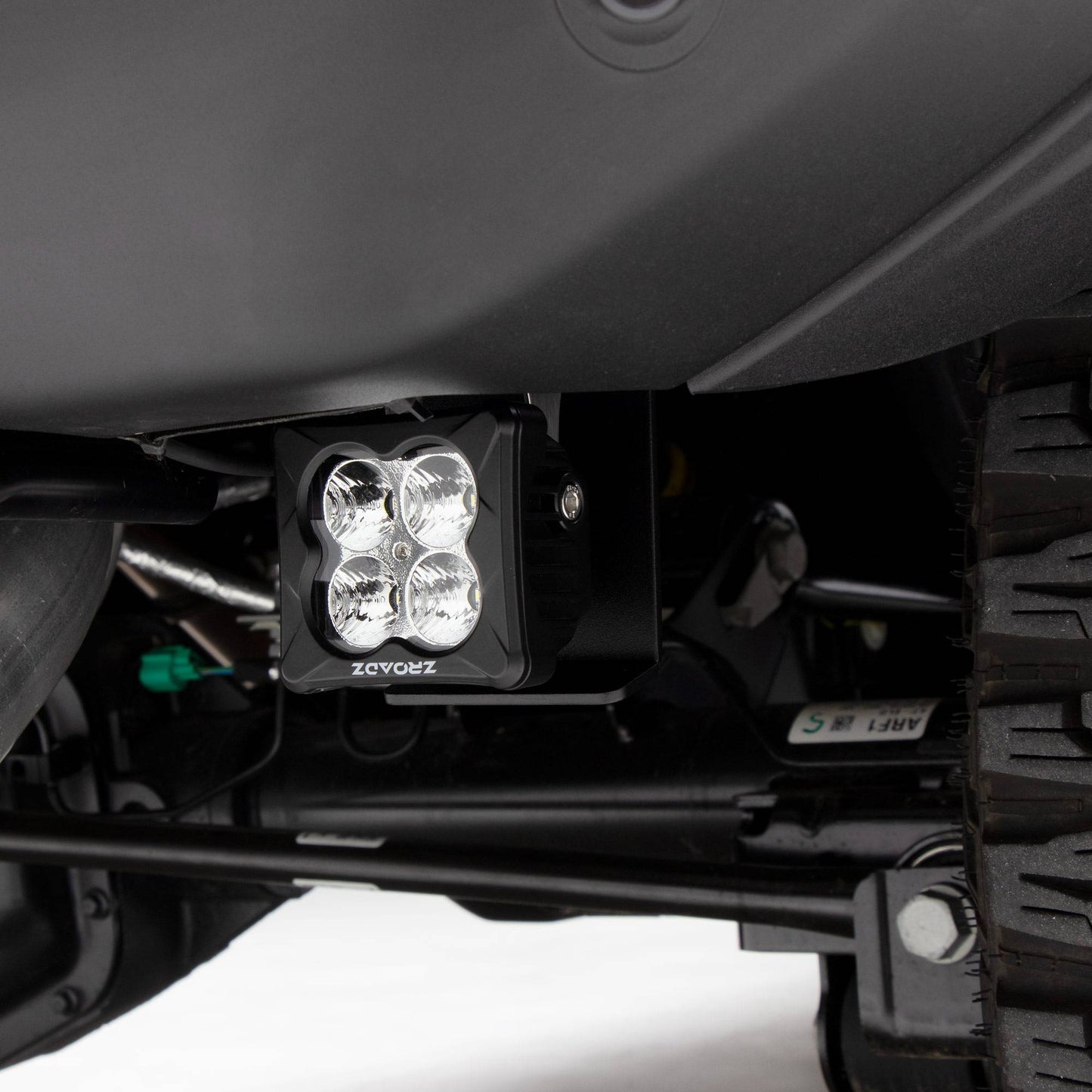 ZROADZ Z385401-KITA Black Mild Steel Rear Bumper LED Kit Fits 2021-2023 Ford Bronco
