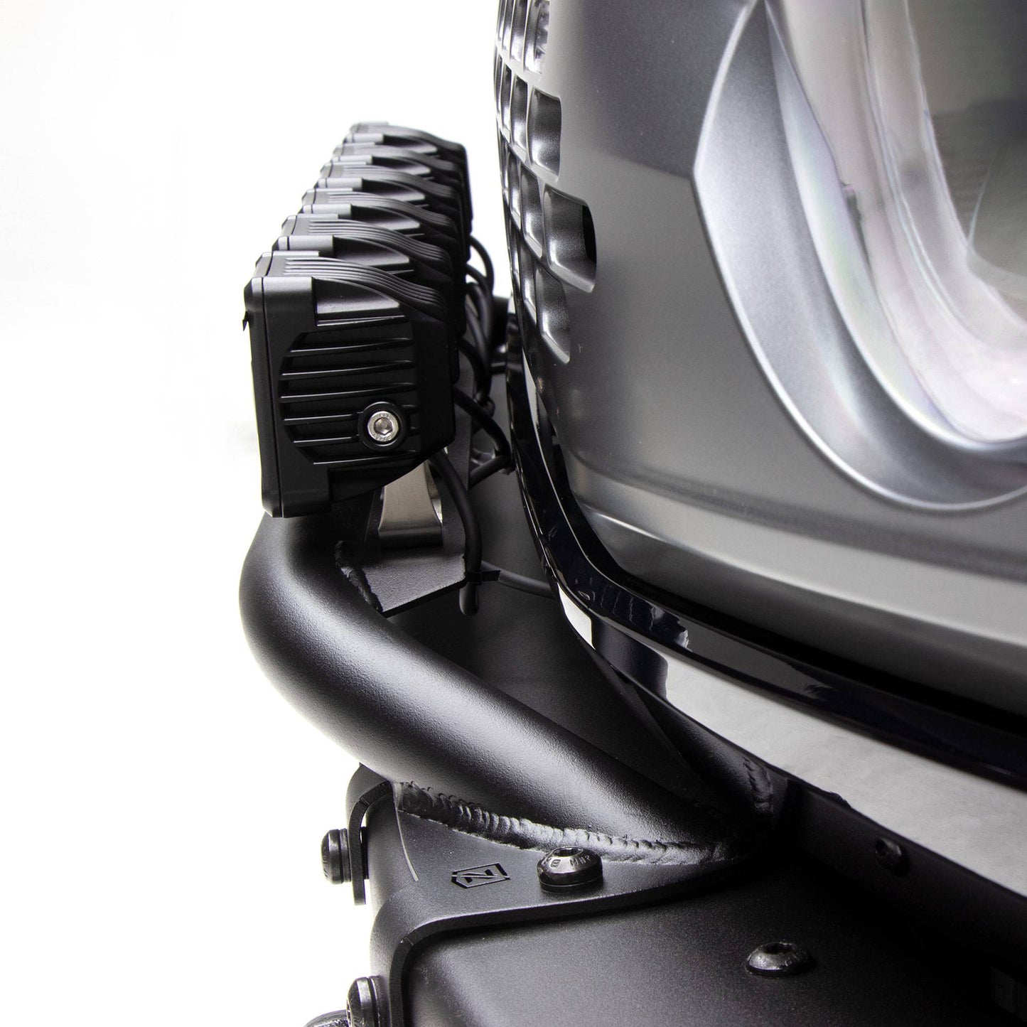 ZROADZ Z325431-KITAW Black Mild Steel Front Bumper Top LED Kit Fits 2021-2023 Ford Bronco