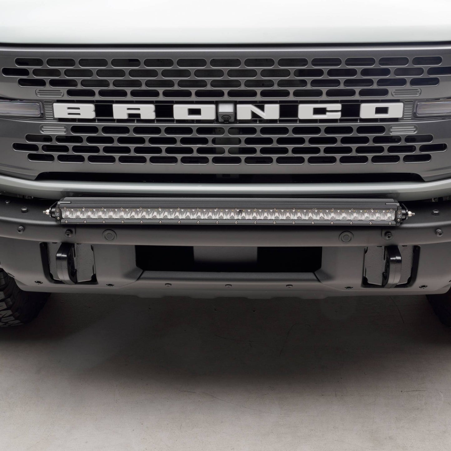 ZROADZ Z325421-KIT Black Mild Steel Front Bumper Top LED Kit Fits 2021-2023 Ford Bronco