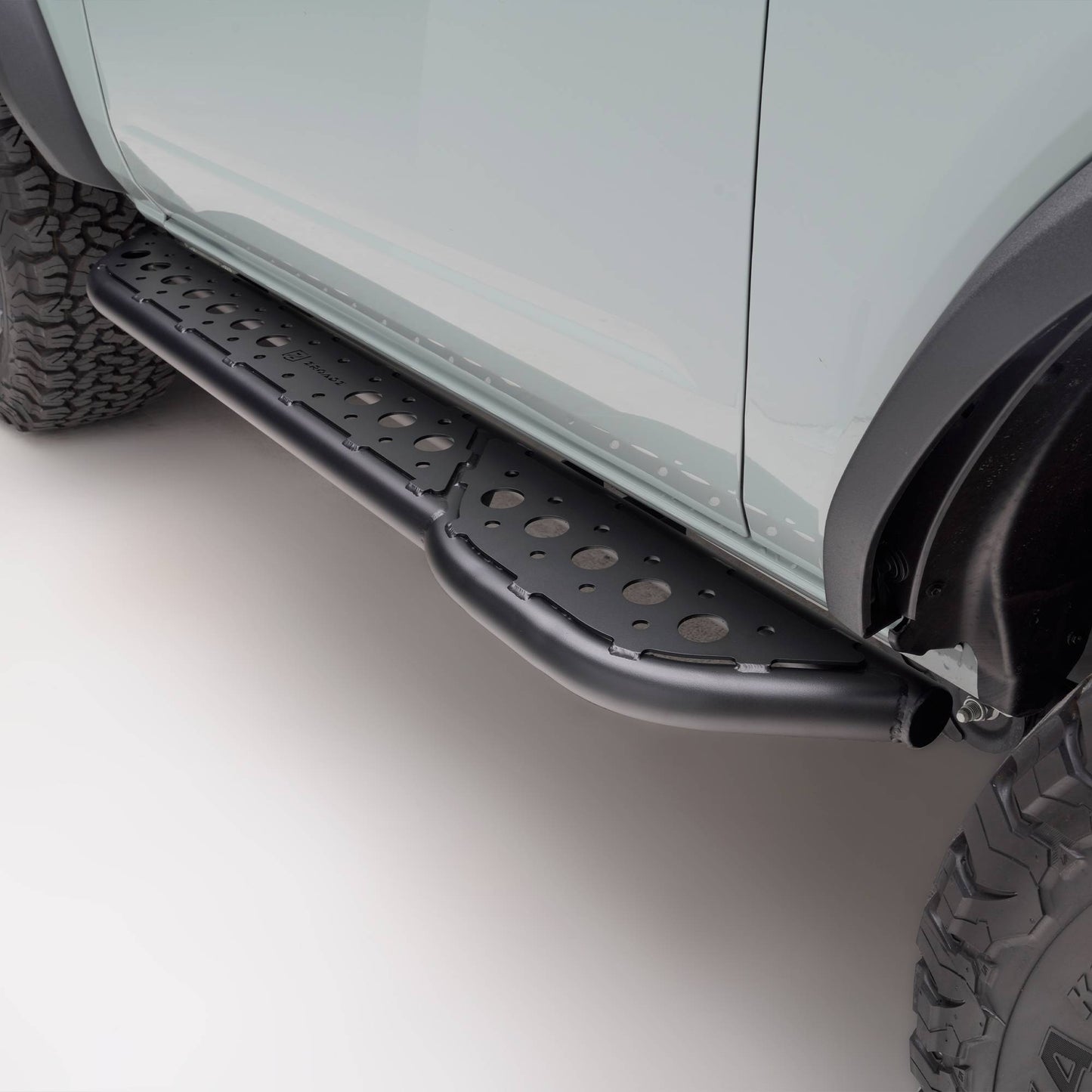 ZROADZ Z745421 Black Mild Steel TrailX.R1 Sliders Fits 2021-2023 Ford Bronco