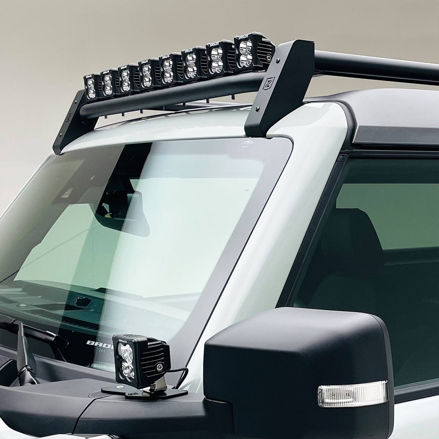ZROADZ Z845221 Black Mild Steel Roof Rack Fits 2021-2023 Ford Bronco