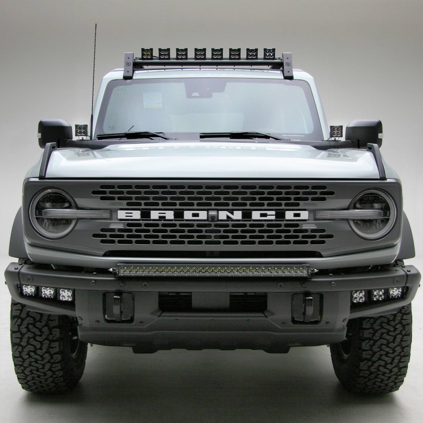 ZROADZ Z845221 Black Mild Steel Roof Rack Fits 2021-2023 Ford Bronco