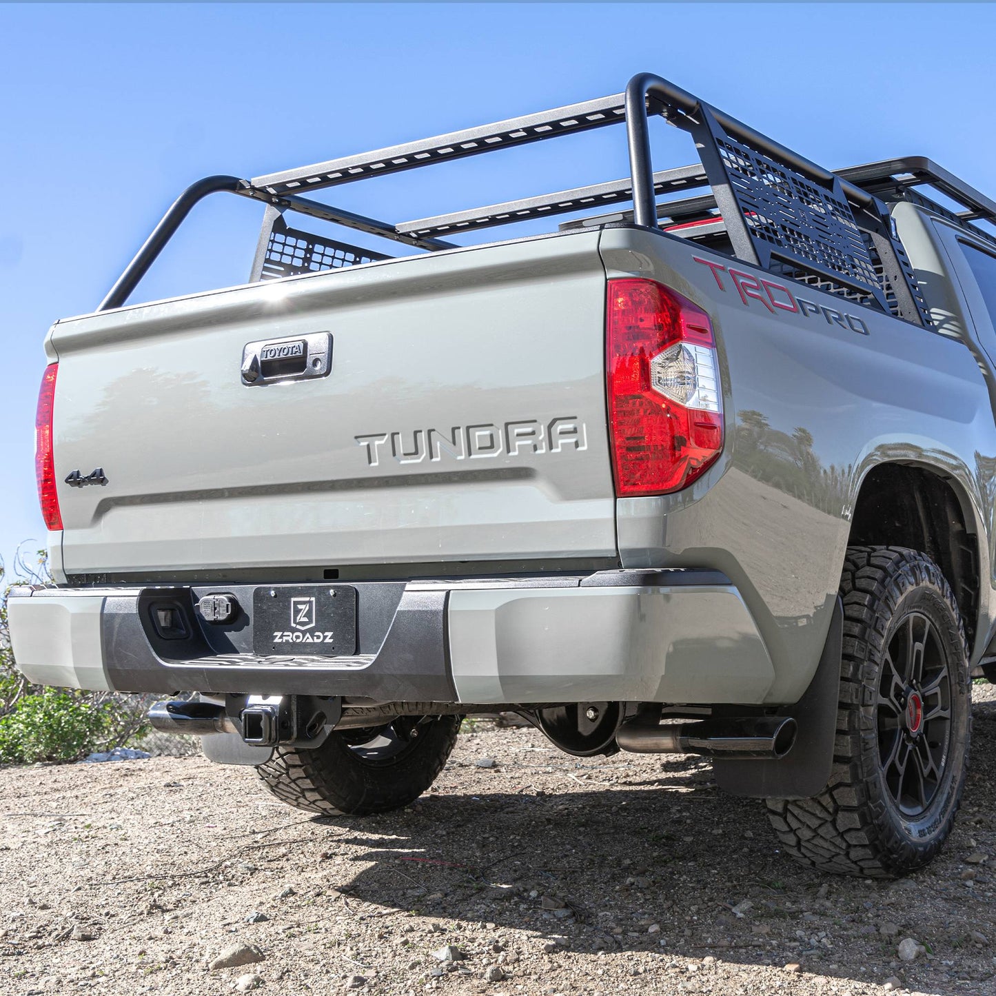 ZROADZ Z859661 Black Mild Steel MOLLE Overland Rack Fits 2014-2021 Toyota Tundra