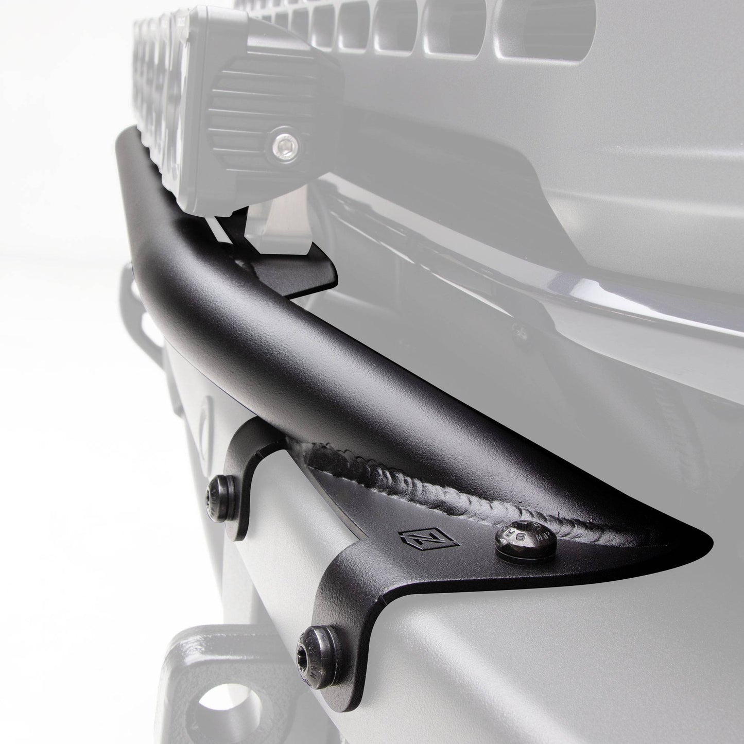 ZROADZ Z325431 Black Mild Steel Front Bumper Top LED Bracket Fits 2021-2023 Ford Bronco