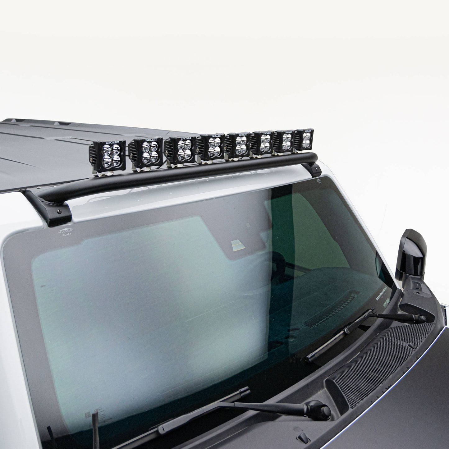 ZROADZ Z935401-KITAW Black Mild Steel Front Roof LED Kit Fits 2021-2023 Ford Bronco