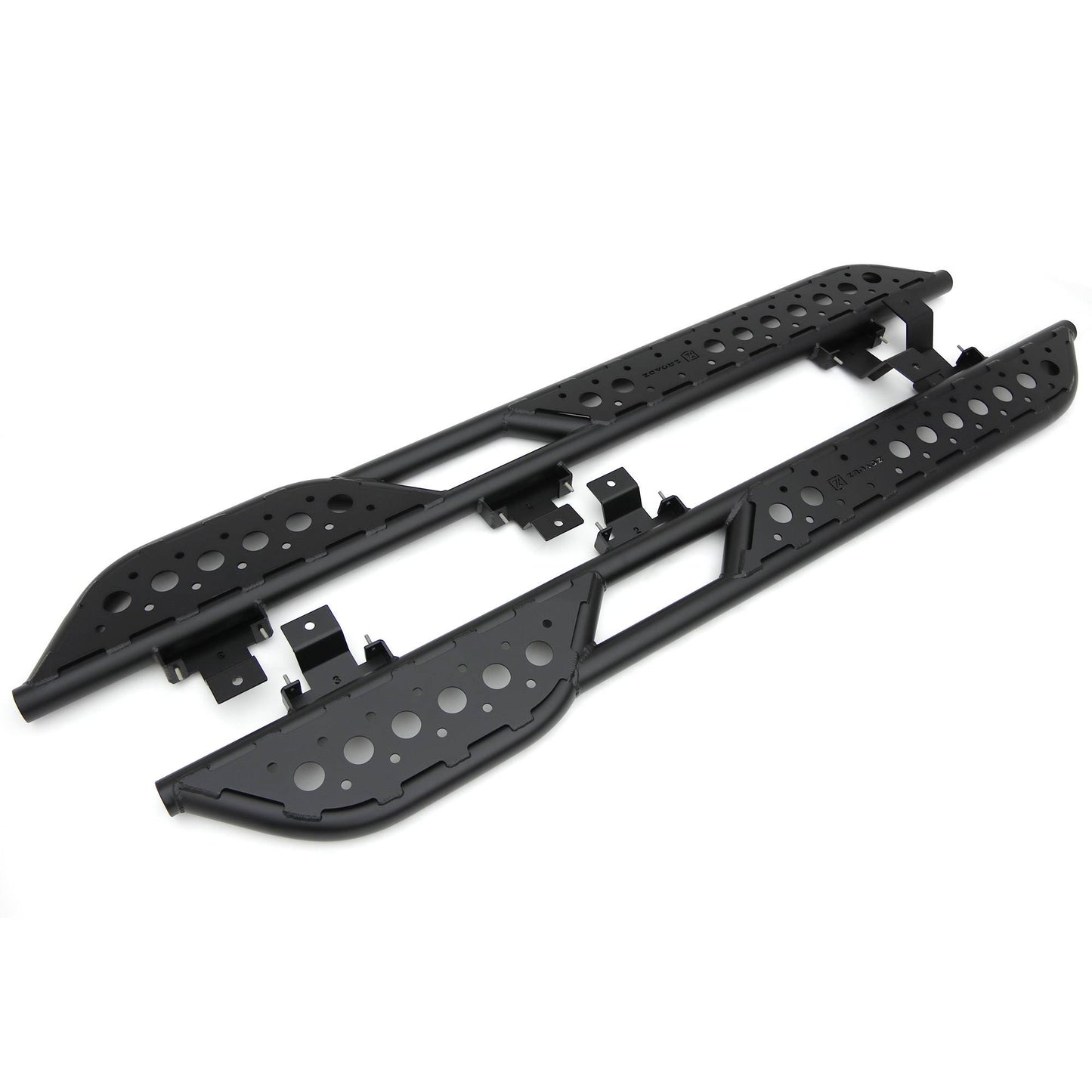 ZROADZ Z745401 Black Mild Steel TrailX.R1 Sliders Fits 2021-2023 Ford Bronco