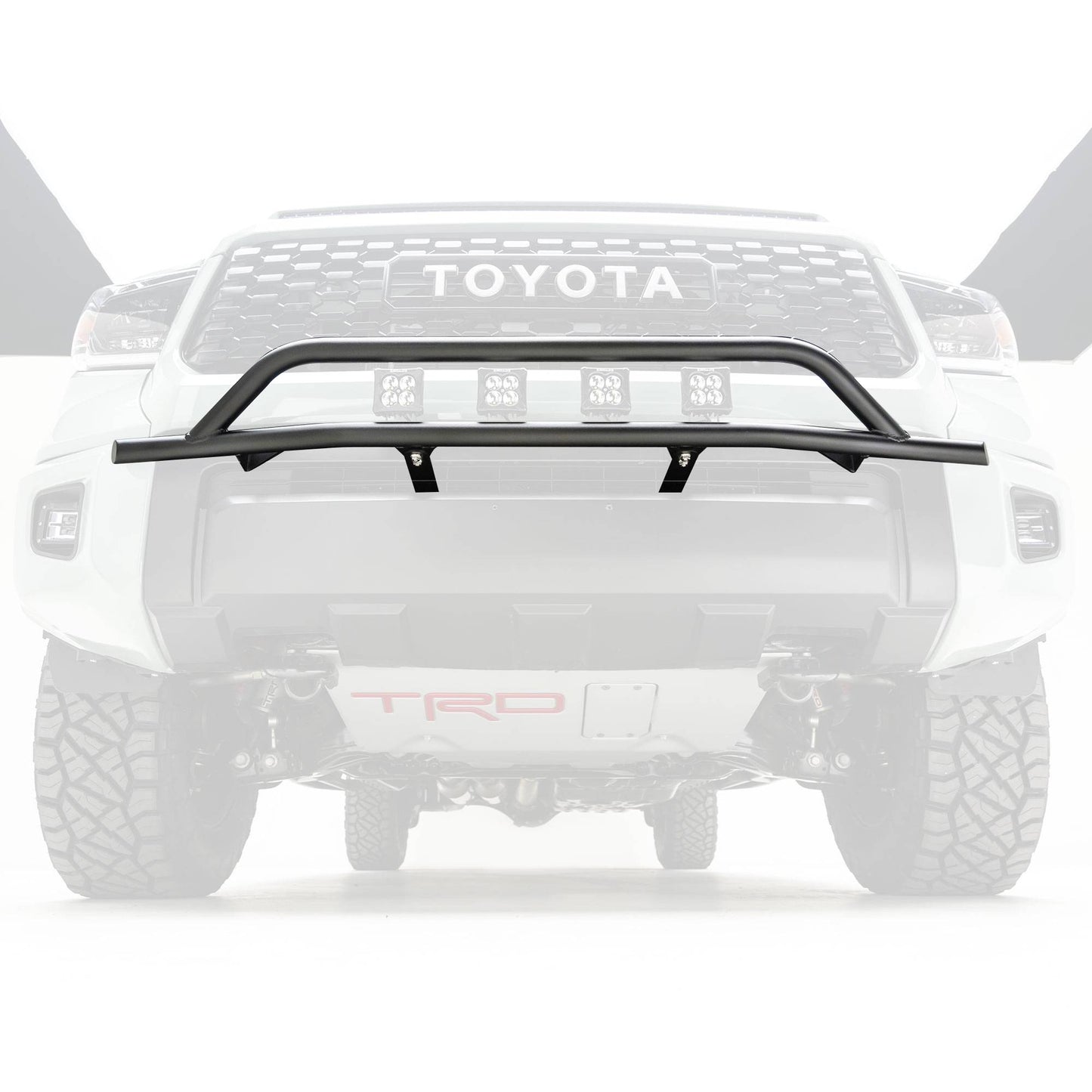 ZROADZ Z329661 Black Mild Steel Front Bumper Top Tube LED Bracket Fits 2014-2021 Toyota Tundra