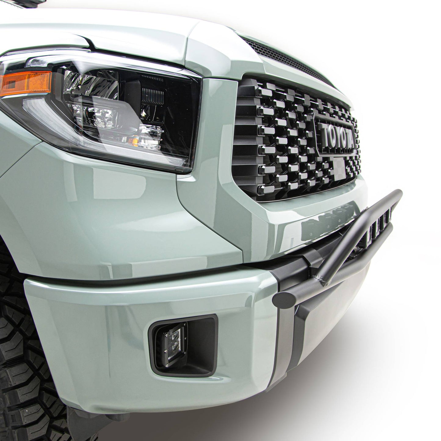 ZROADZ Z329661-KIT Black Mild Steel Front Bumper Top Tube LED Kit Fits 2014-2021 Toyota Tundra