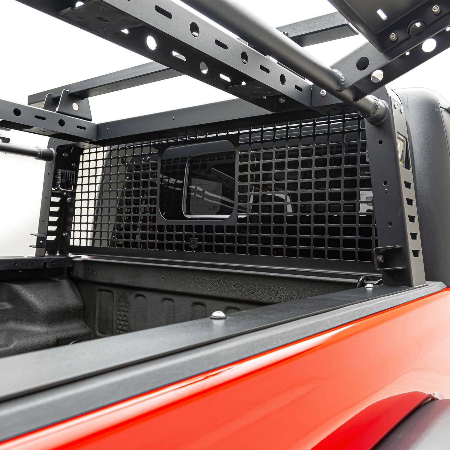 ZROADZ Z834031 Black Mild Steel Access Overland Headache Rack Fits 2019-2023 Jeep Gladiator