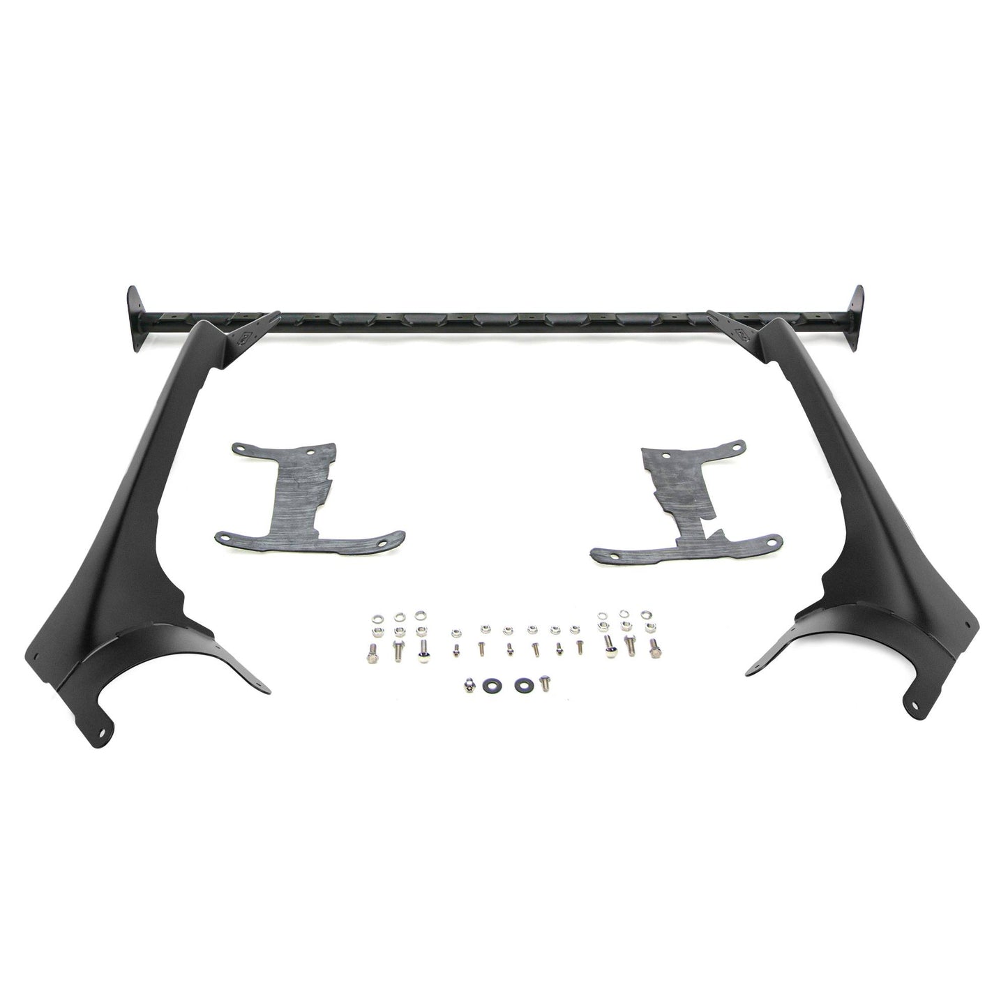 ZROADZ Z934931 Black Mild Steel Front Roof LED Bracket Fits 2019-2023 Jeep Gladiator