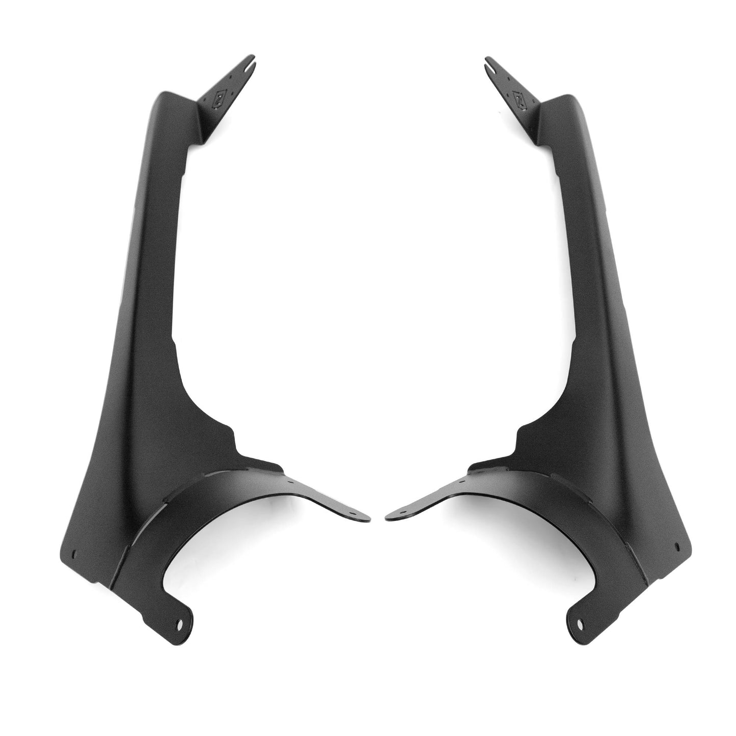 ZROADZ Z934931 Black Mild Steel Front Roof LED Bracket Fits 2019-2023 Jeep Gladiator