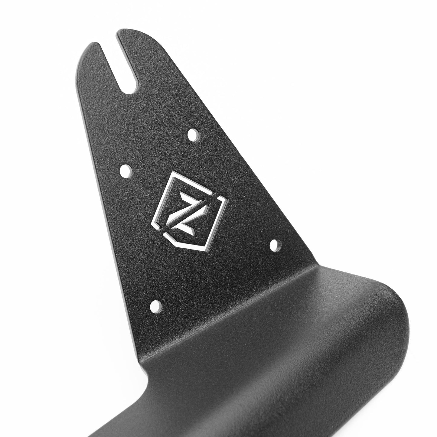 ZROADZ Z934931-BK4 Black Mild Steel Front Roof LED Bracket Fits 2019-2023 Jeep Gladiator
