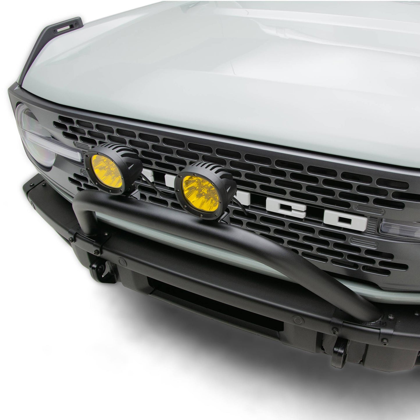 ZROADZ Z325441-KITA Black Mild Steel Front Bumper Top (Small Hoop) LED Kit Fits 2021-2023 Ford Bronco