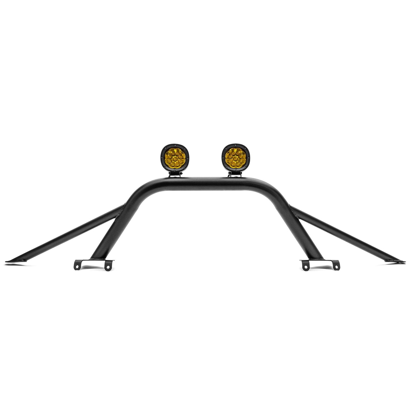 ZROADZ Z325451-KITA Black Mild Steel Front Bumper Top (Large Hoop) LED Kit Fits 2021-2023 Ford Bronco
