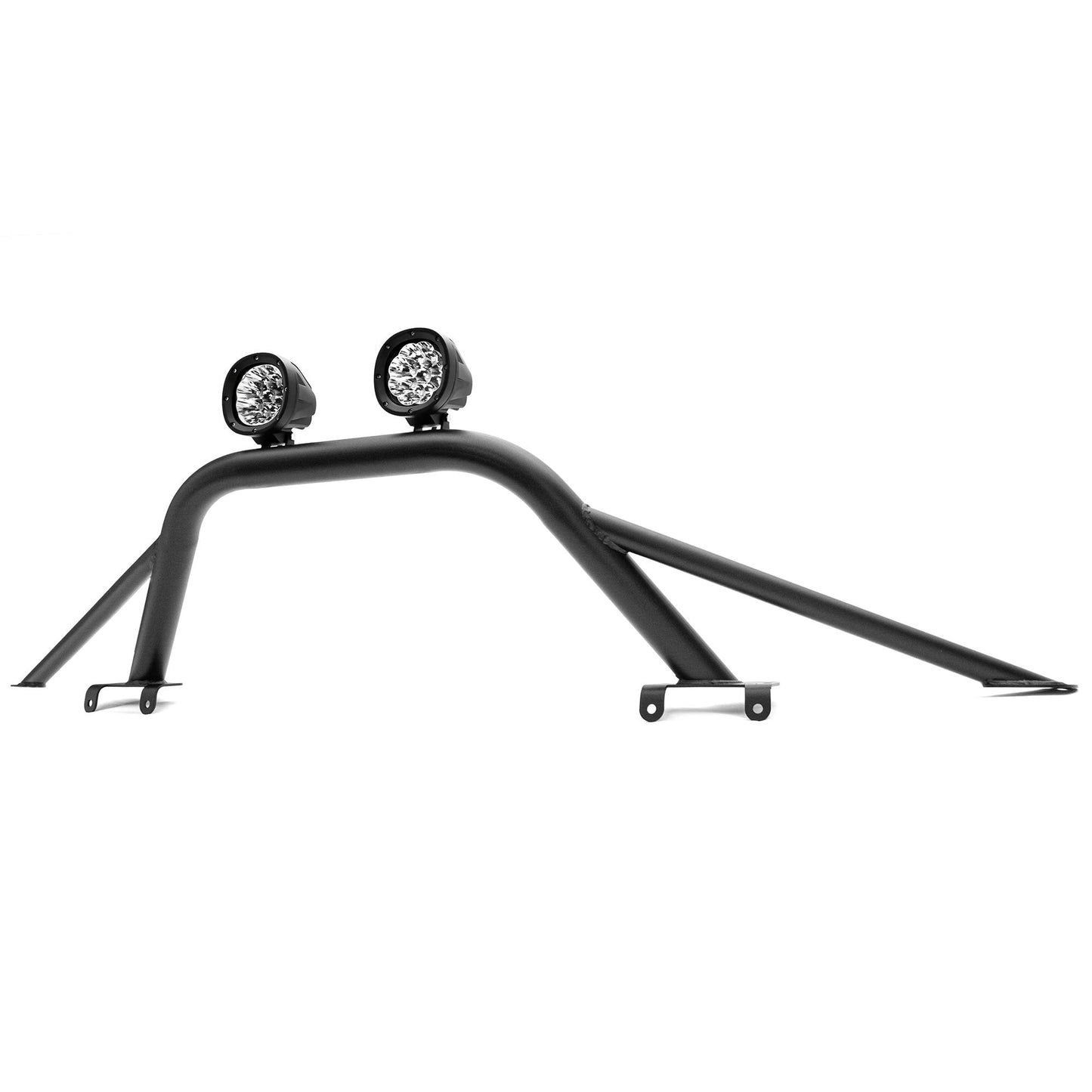ZROADZ Z325451-KIT Black Mild Steel Front Bumper Top (Large Hoop) LED Kit Fits 2021-2023 Ford Bronco