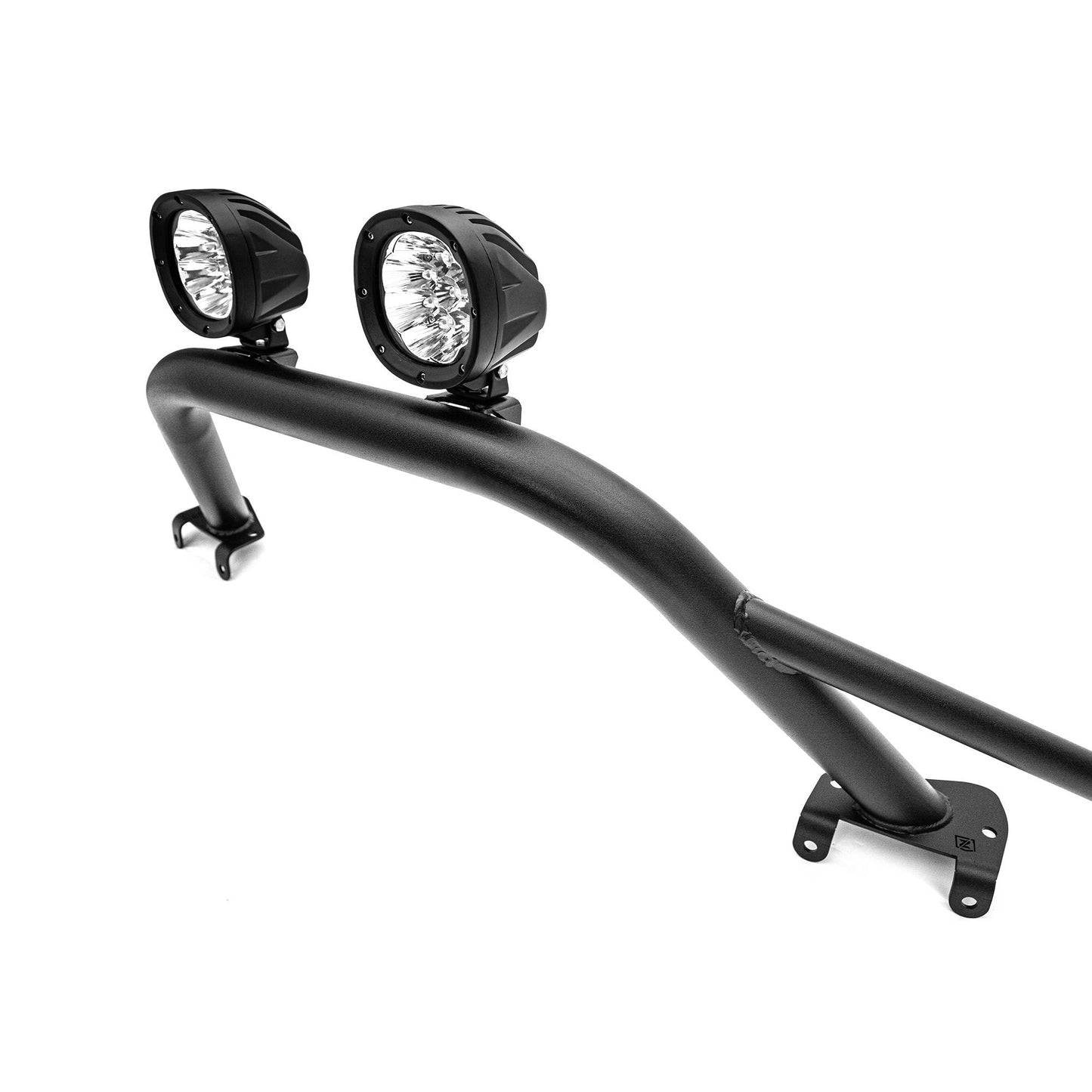 ZROADZ Z325451-KIT Black Mild Steel Front Bumper Top (Large Hoop) LED Kit Fits 2021-2023 Ford Bronco