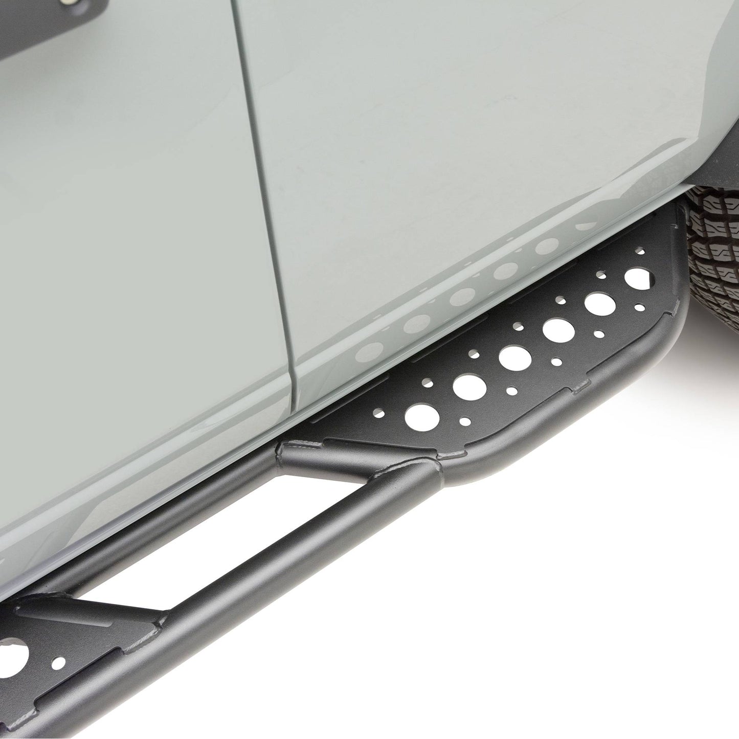 ZROADZ Z745401 Black Mild Steel TrailX.R1 Sliders Fits 2021-2023 Ford Bronco