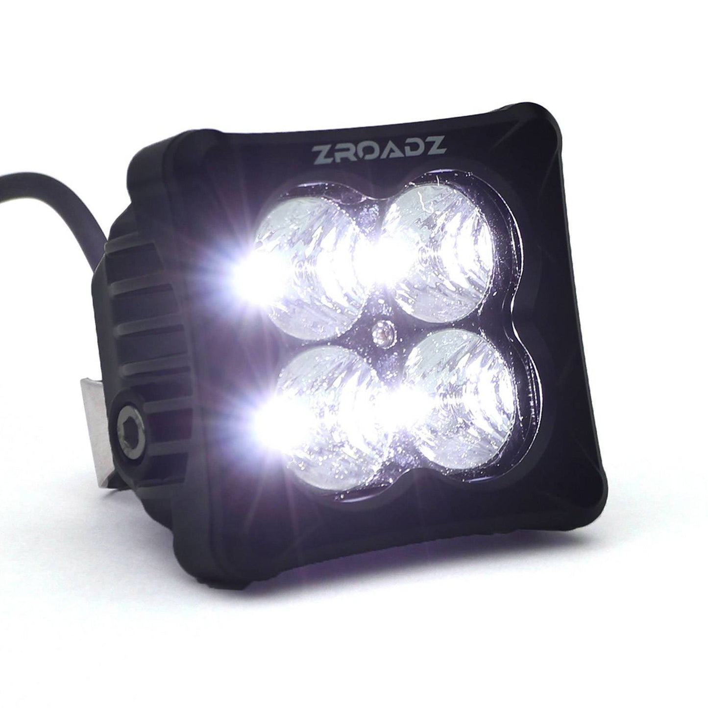 ZROADZ Z369671-KIT2 Black Mild Steel Hood Hinge LED Kit Fits 2022-2023 Toyota Tundra