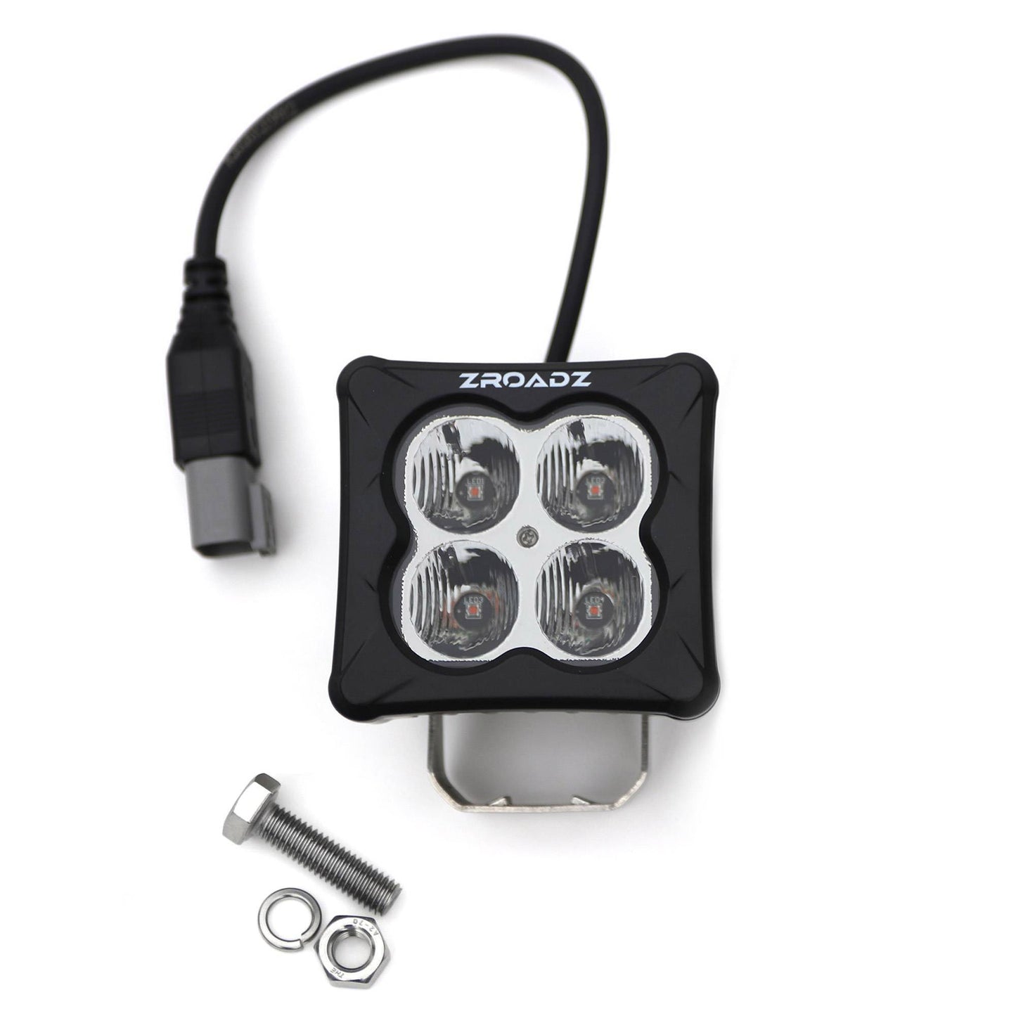 ZROADZ Z369671-KITAW Black Mild Steel Hood Hinge LED Kit Fits 2022-2023 Toyota Tundra