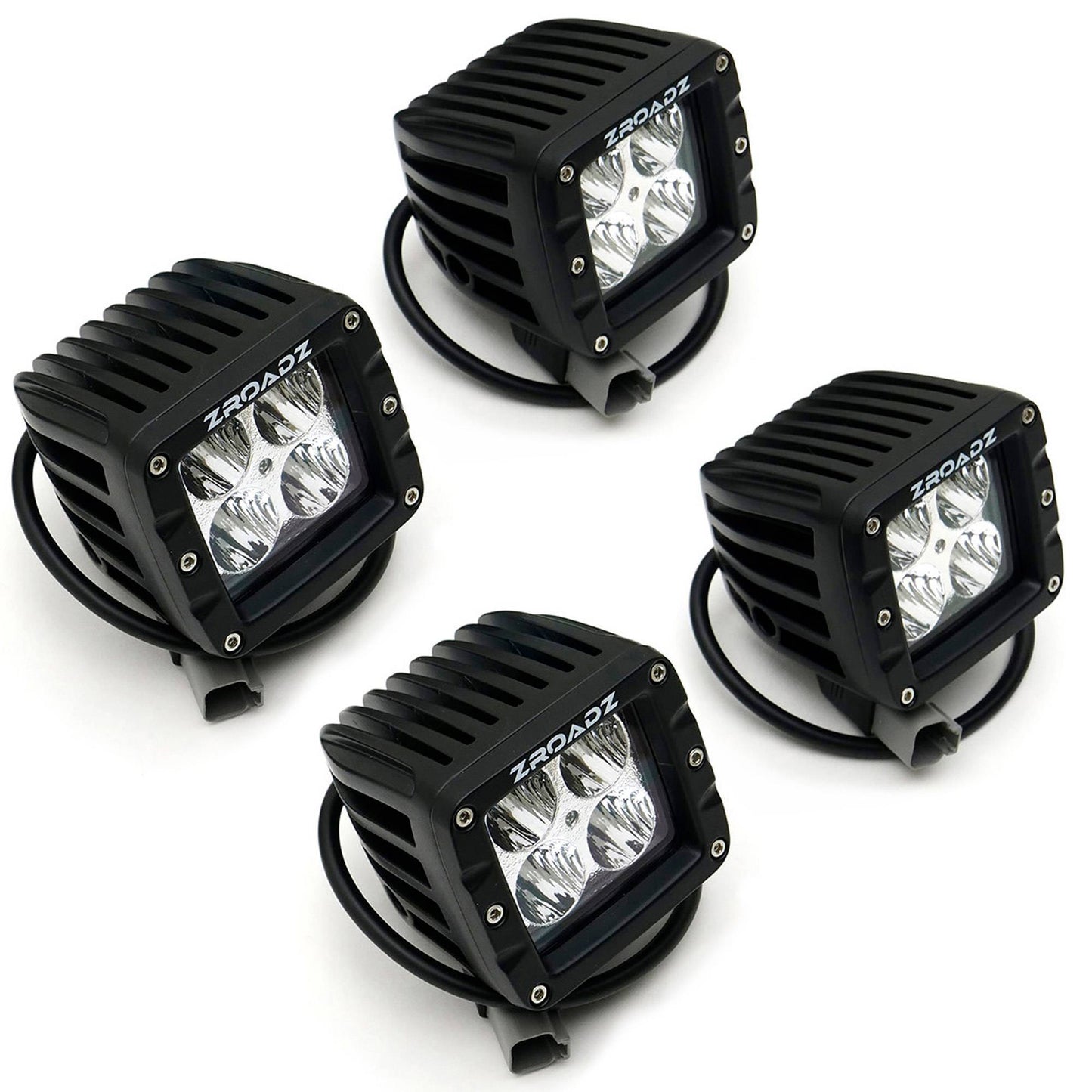 ZROADZ Z369671-KITAW Black Mild Steel Hood Hinge LED Kit Fits 2022-2023 Toyota Tundra