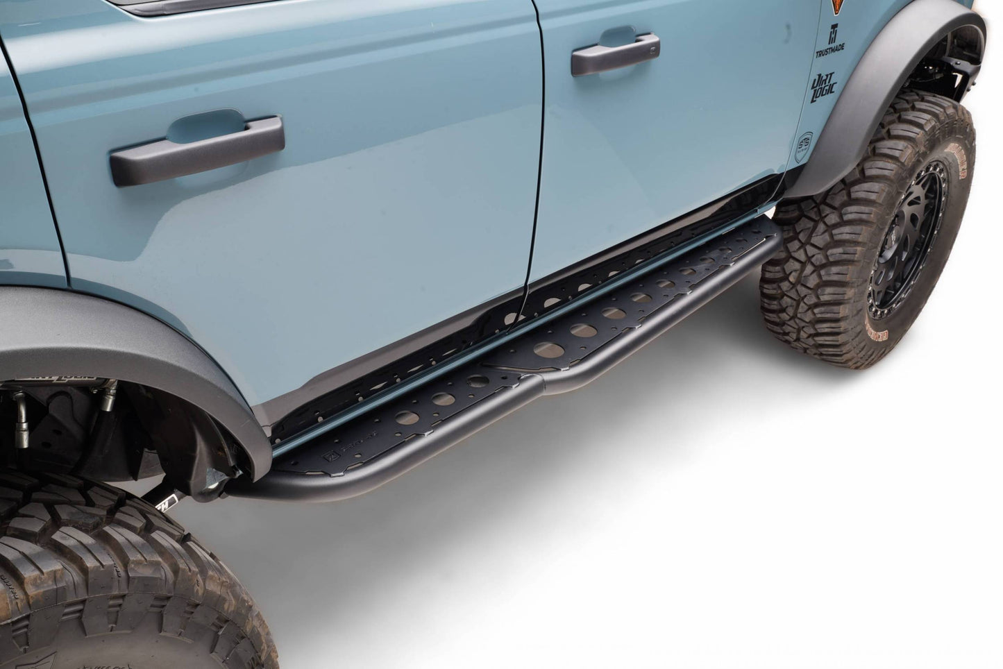 ZROADZ Z745601 Black Mild Steel TrailX.R3 Sliders Fits 2021-2023 Ford Bronco