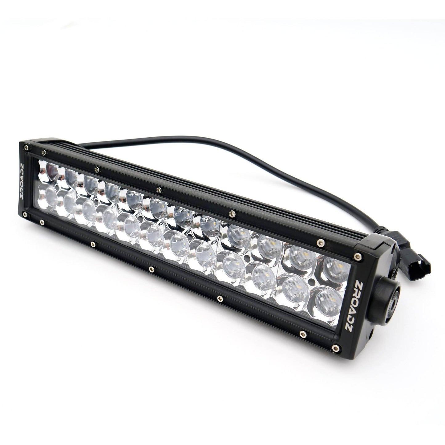 ZROADZ Z325571-KIT Black Mild Steel Front Bumper Center LED Kit Fits 2020-2022 Ford F-250 F-350 F-450 F-550