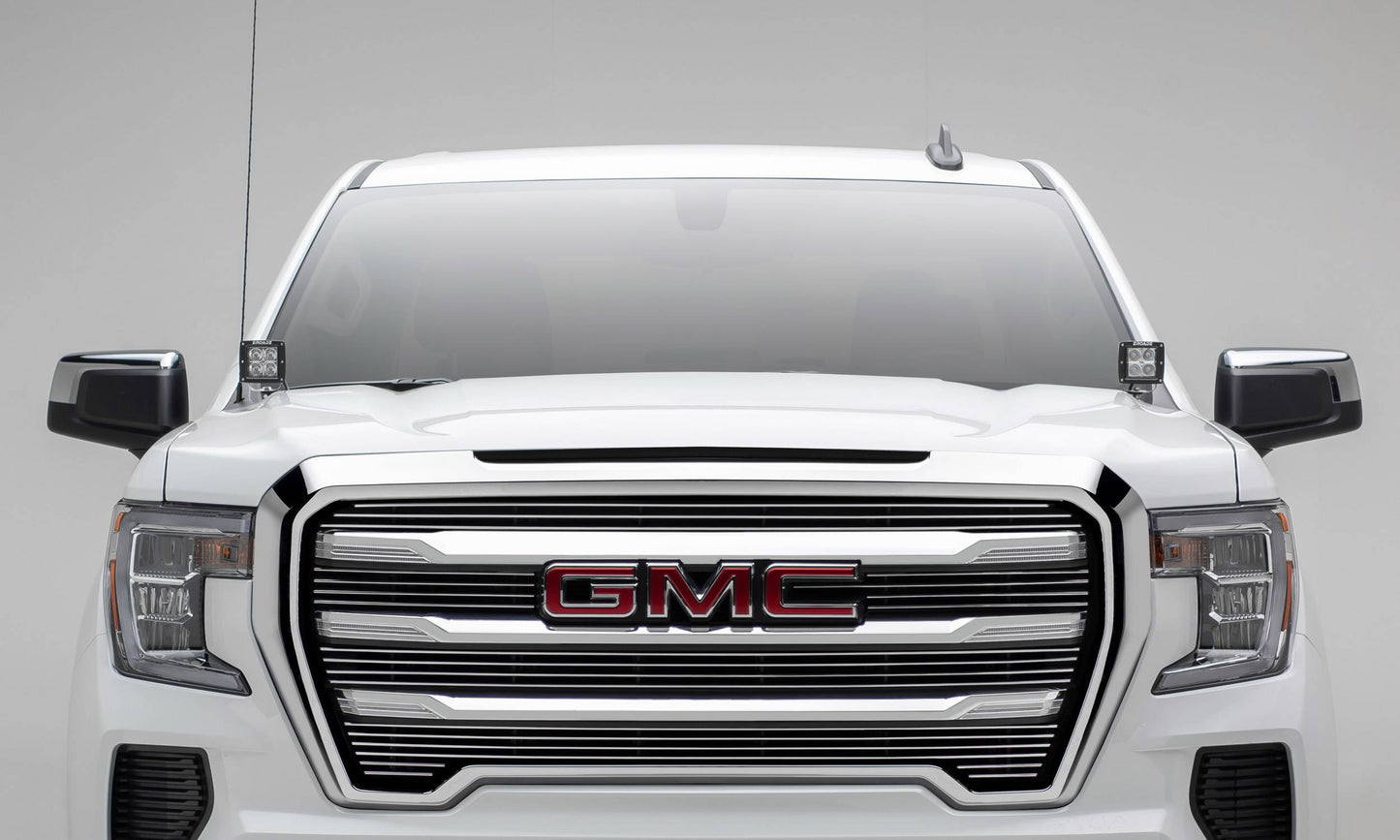 T-REX Grilles 21213 Polished Aluminum Horizontal Grille Fits 2019-2022 GMC Sierra 1500 Sierra 1500 SLE Sierra 1500 Elevation