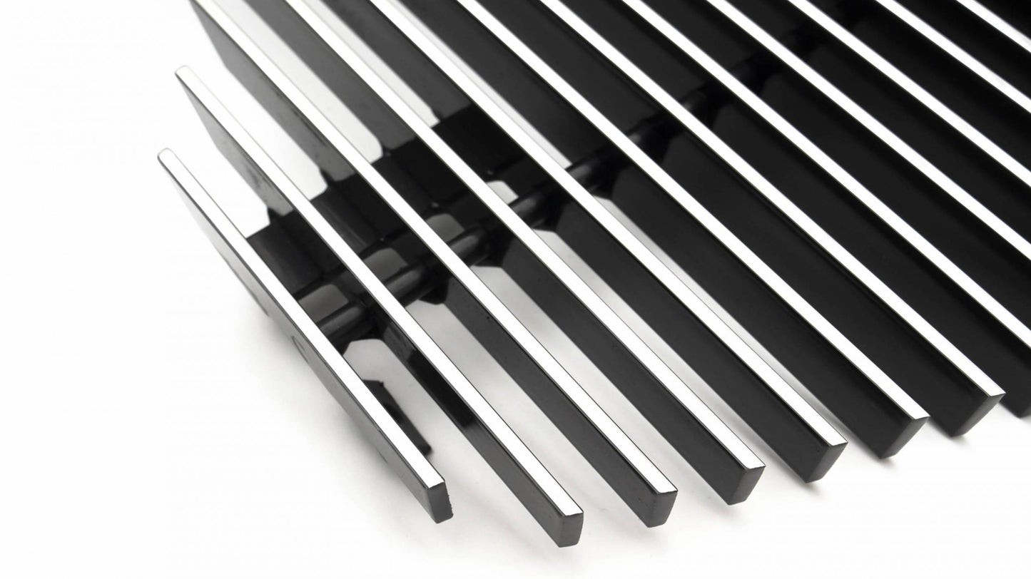 T-REX Grilles 20214 Polished Aluminum Horizontal Grille Fits 2019-2022 GMC Sierra 1500 SLE Sierra 1500 SLT Sierra 1500 Eleveation Sierra 1500 AT4 Sierra 1500 Denali