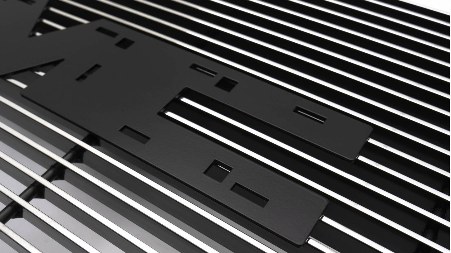 T-REX Grilles 20214 Polished Aluminum Horizontal Grille Fits 2019-2022 GMC Sierra 1500 SLE Sierra 1500 SLT Sierra 1500 Eleveation Sierra 1500 AT4 Sierra 1500 Denali