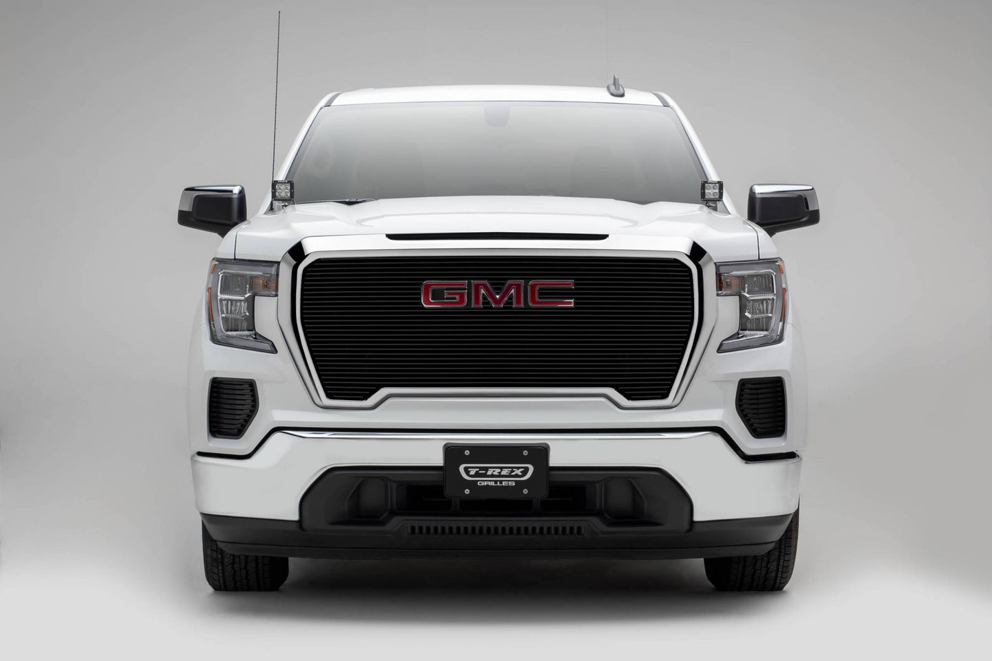 T-REX Grilles 20214B Black Aluminum Horizontal Grille Fits 2019-2022 GMC Sierra 1500 SLE Sierra 1500 SLT Sierra 1500 Eleveation Sierra 1500 AT4 Sierra 1500 Denali