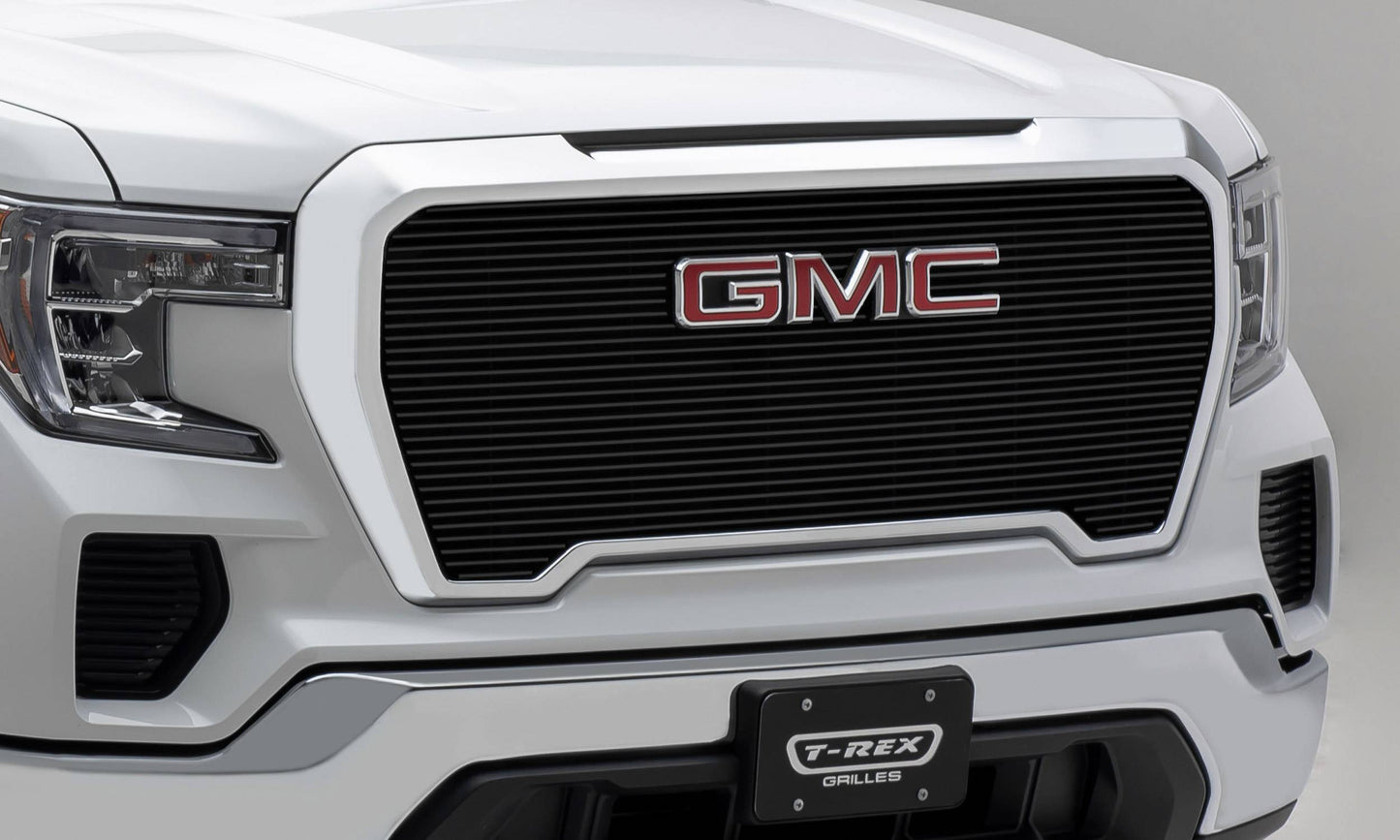 T-REX Grilles 20214B Black Aluminum Horizontal Grille Fits 2019-2022 GMC Sierra 1500 SLE Sierra 1500 SLT Sierra 1500 Eleveation Sierra 1500 AT4 Sierra 1500 Denali