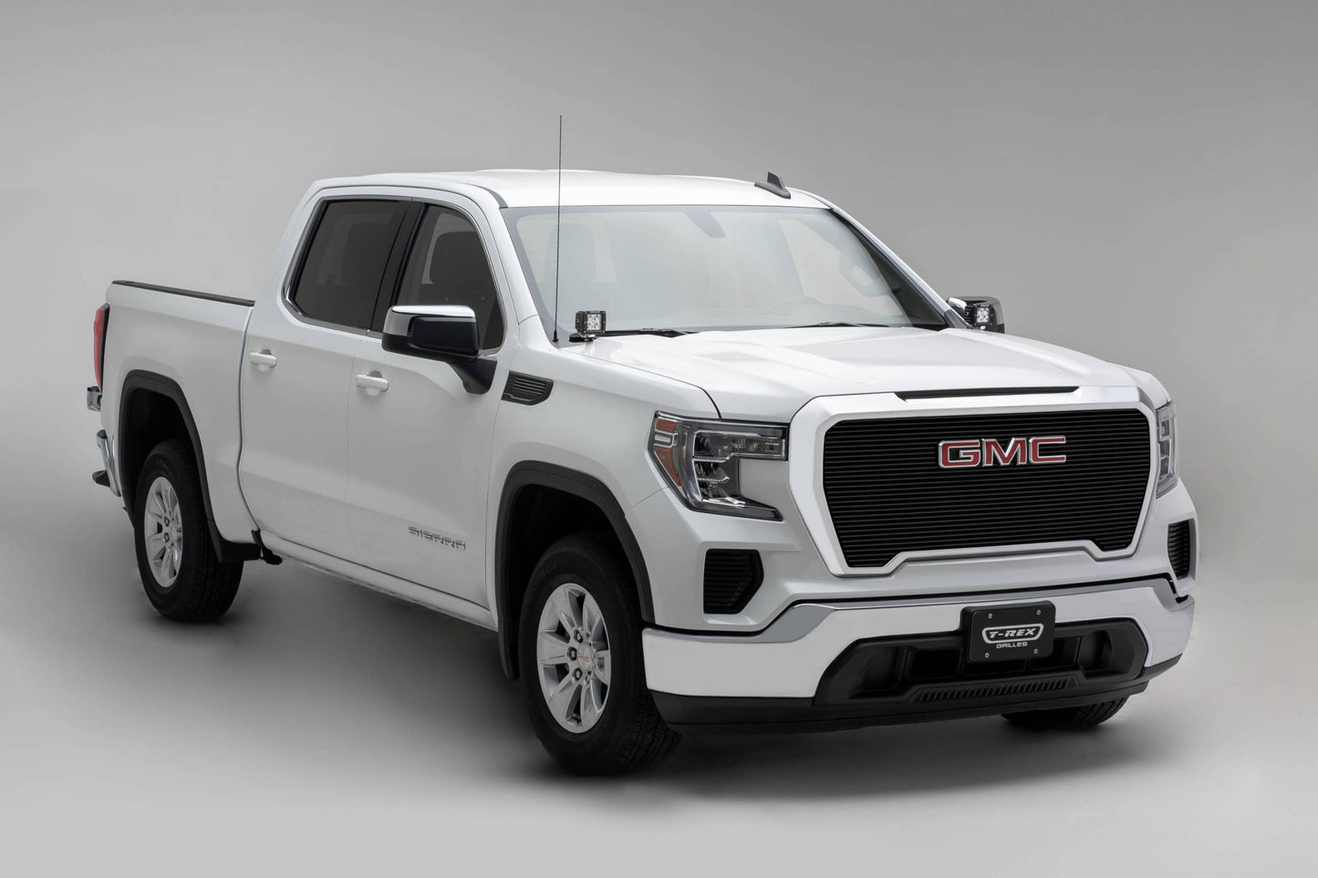 T-REX Grilles 20214B Black Aluminum Horizontal Grille Fits 2019-2022 GMC Sierra 1500 SLE Sierra 1500 SLT Sierra 1500 Eleveation Sierra 1500 AT4 Sierra 1500 Denali
