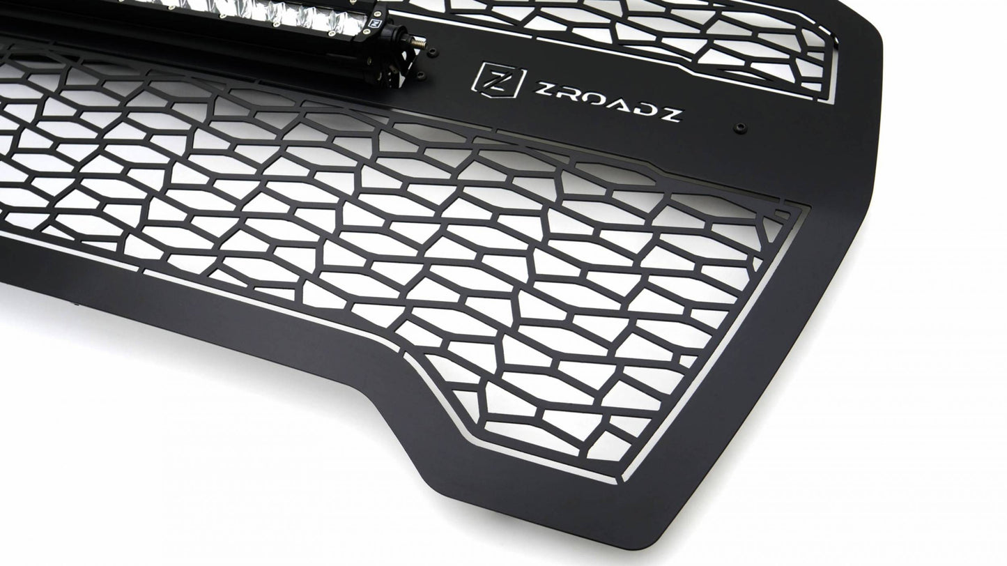 T-REX Grilles Z312281 Black Mild Steel Laser Cut Pattern Grille Fits 2019-2022 GMC Sierra 1500 SLE Sierra 1500 SLT Sierra 1500 Eleveation Sierra 1500 AT4 Sierra 1500 Denali