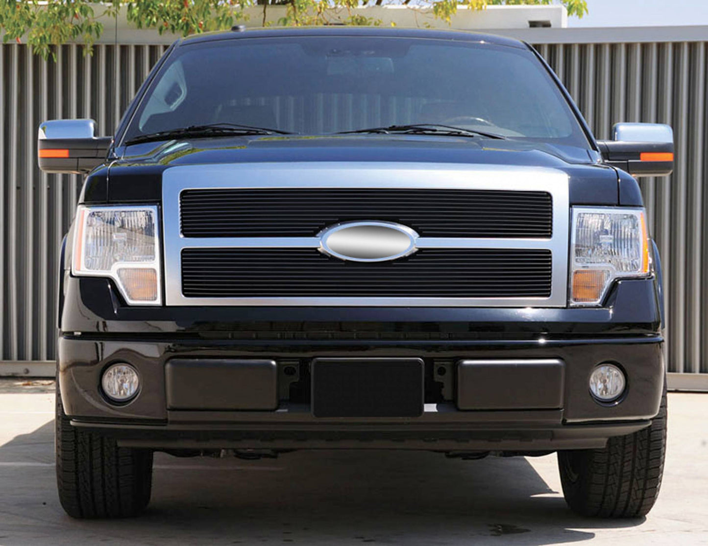 T-REX Grilles 20567 Polished Aluminum Horizontal Grille Fits 2009-2012 Ford F-150 Platinum