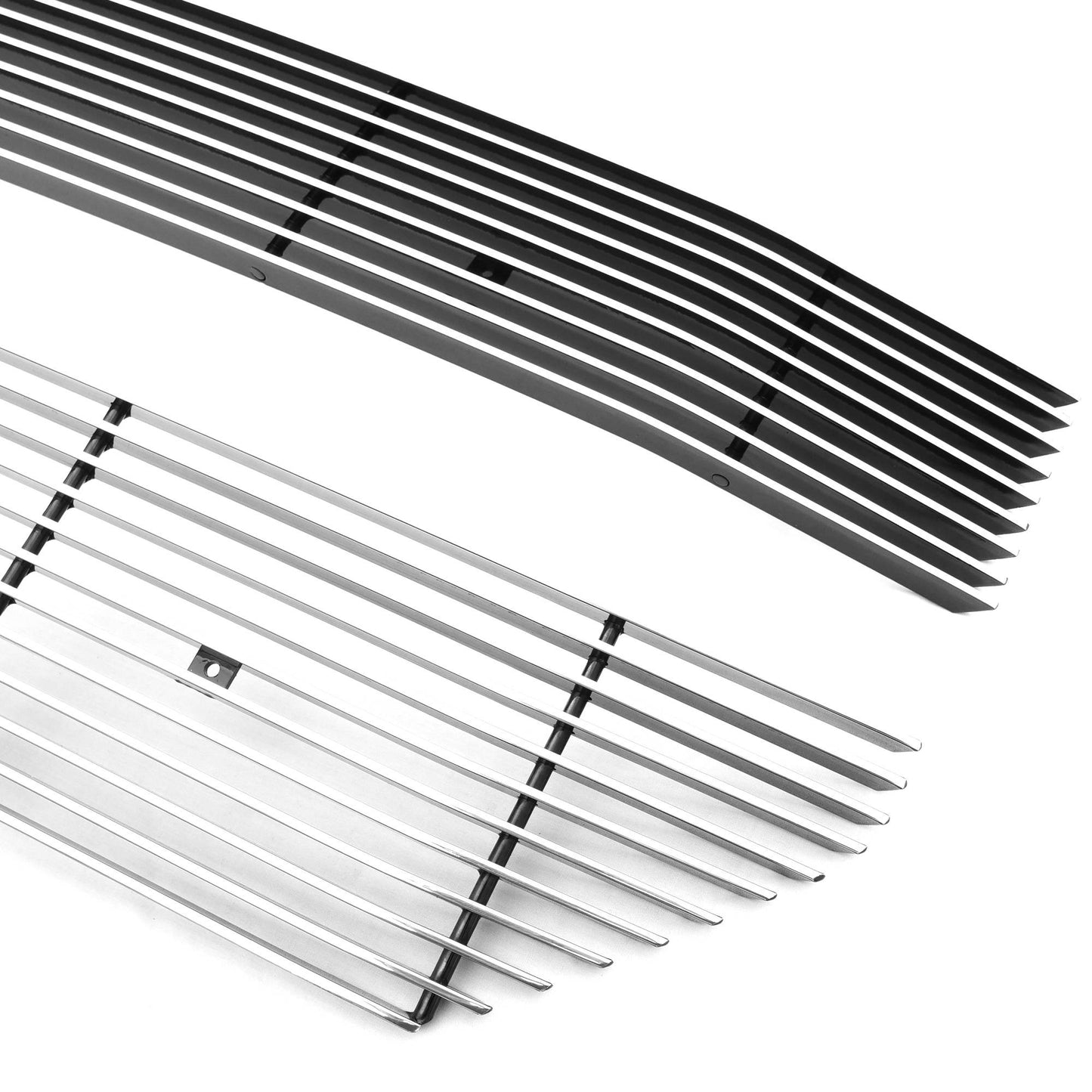 T-REX Grilles 6211270 Polished Aluminum Horizontal Grille Fits 2016-2018 Chevrolet Silverado 1500