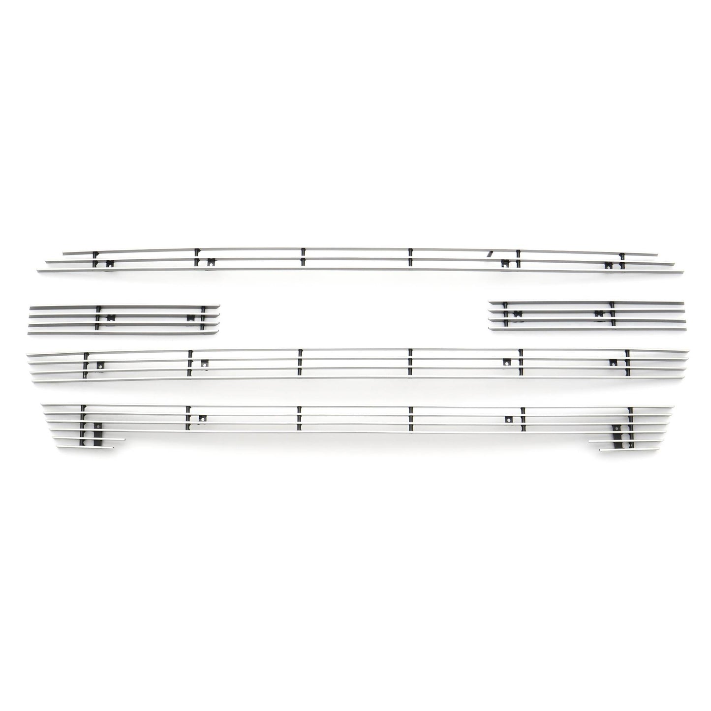 T-REX Grilles 21213 Polished Aluminum Horizontal Grille Fits 2019-2022 GMC Sierra 1500 Sierra 1500 SLE Sierra 1500 Elevation