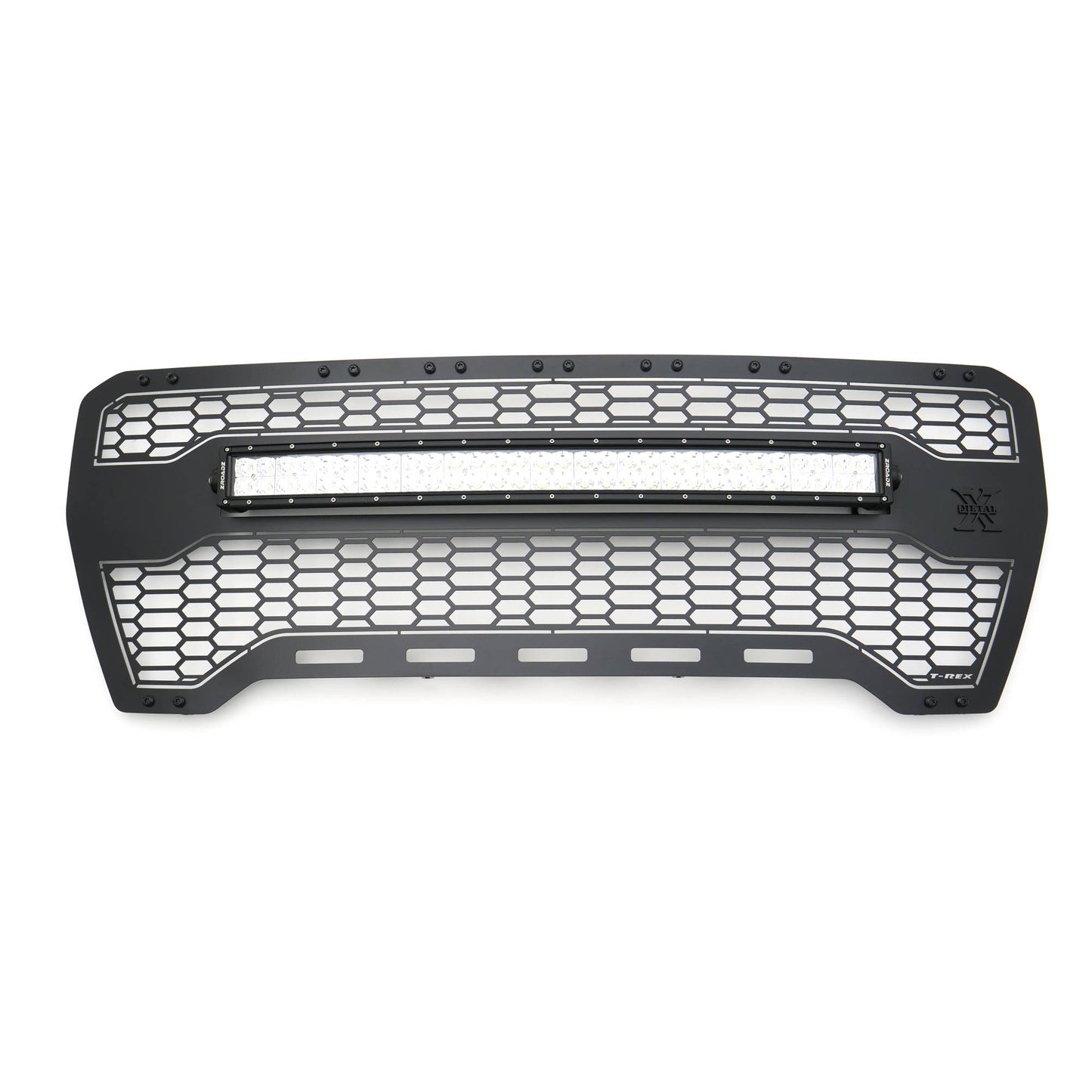 T-REX Grilles 7312281 Black Mild Steel Laser Cut Pattern Grille Fits 2019-2022 GMC Sierra 1500 SLE Sierra 1500 SLT Sierra 1500 Eleveation Sierra 1500 AT4 Sierra 1500 Denali