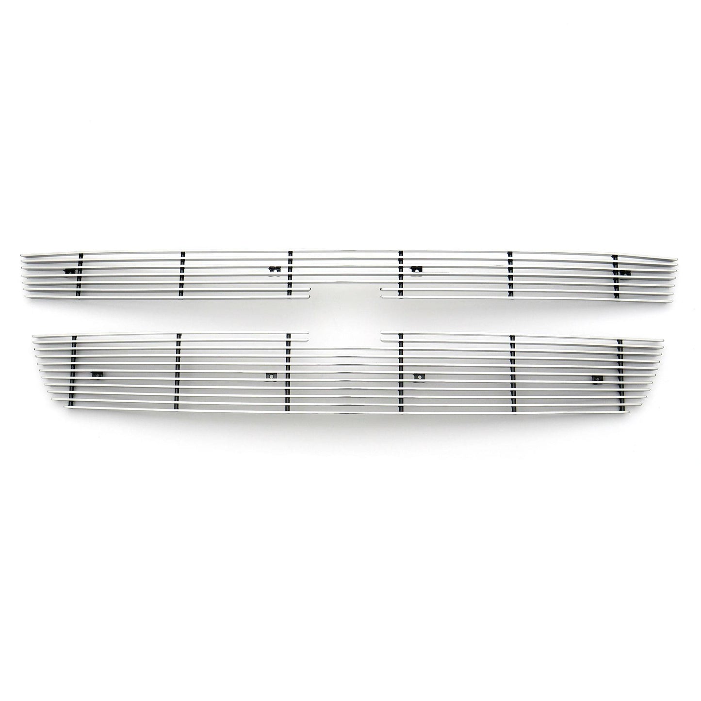 T-REX Grilles 21106 Polished Aluminum Horizontal Grille Fits 2007-2007 Chevrolet Silverado 1500 Classic Silverado 2500 Classic Silverado 3500 Classic