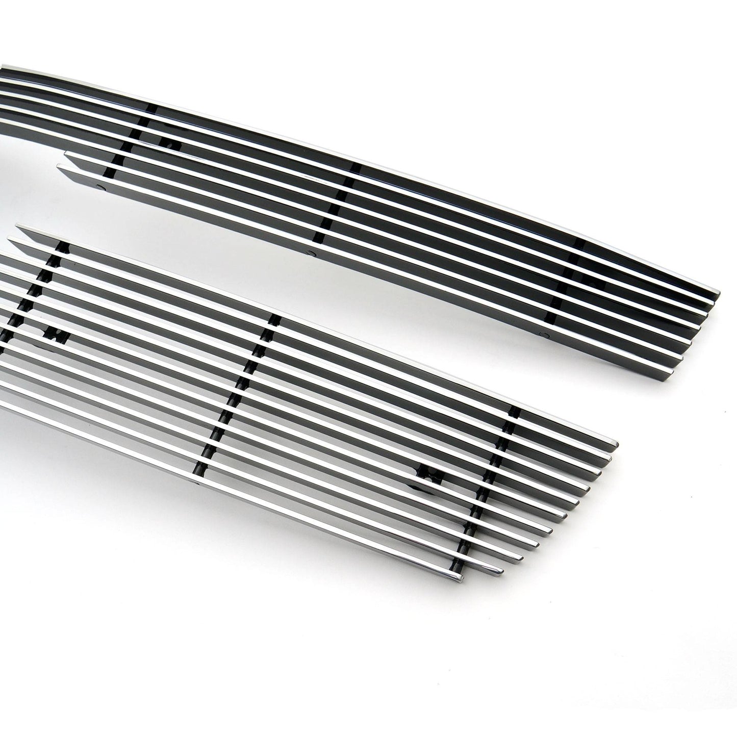 T-REX Grilles 21106 Polished Aluminum Horizontal Grille Fits 2007-2007 Chevrolet Silverado 1500 Classic Silverado 2500 Classic Silverado 3500 Classic