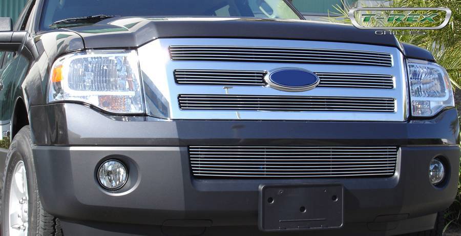 T-REX Grilles 21594 Polished Aluminum Horizontal Grille Fits 2007-2014 Ford Expedition