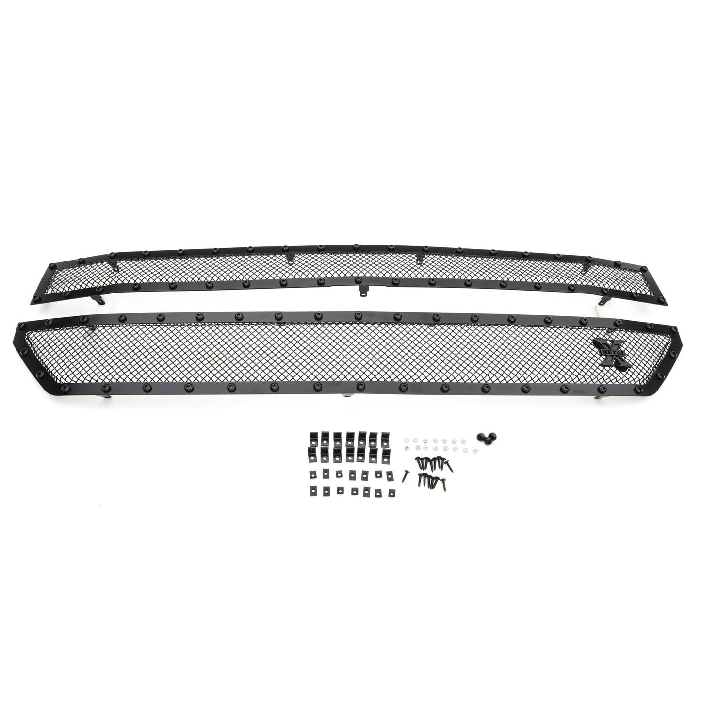 T-REX Grilles 6711241-BR Black Mild Steel Small Mesh Grille Fits 2016-2018 Chevrolet Silverado 1500 Z71